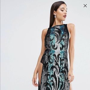Sequin midi dress